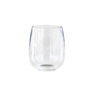 Custom Symglass 12oz Clear Stemless Wine Glass