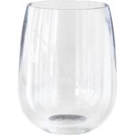 Custom Symglass 12oz Clear Stemless Wine Glass - 6