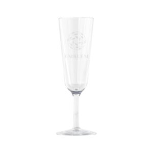 Custom Symglass 7oz Clear Champagne Flute